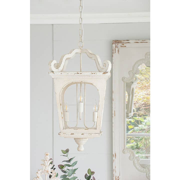 A&B Home Group Inc. - Wholesale Chandelier/Hanging Light - 16x16x29" Bellamy White Streetlight Chandelier - Cream/White5