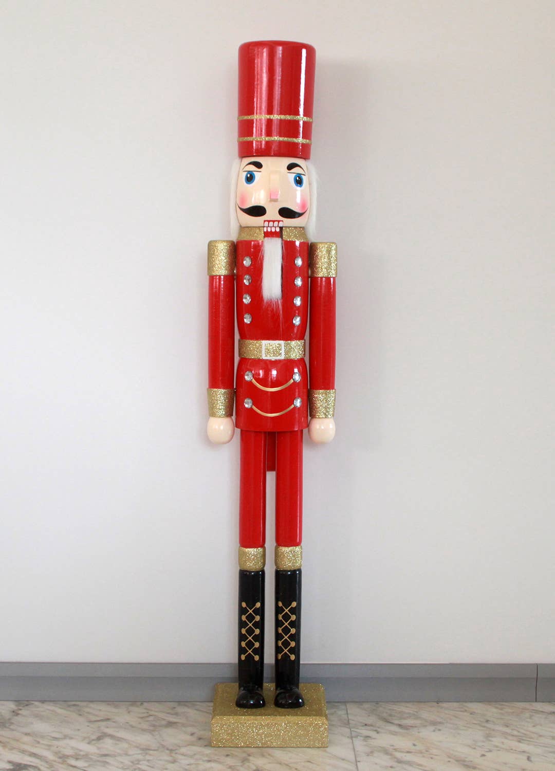 8 Oak Lane - Wholesale Holiday Nutcracker - Red 4ft Nutcracker
