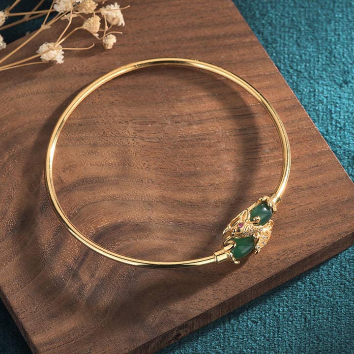 Bright MacMing - Wholesale Cuff Bracelet - Chinese Fortune Protector-PiXiu Bracelet3