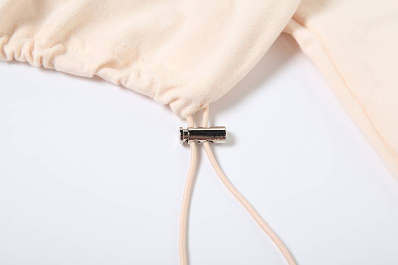 Lily Clothing - Wholesale Top & Pant Set (NOT Loungewear) - Women's - Drawstring Crop Top High Waist Skinny Pants Set50