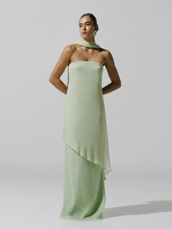 EL Maxi Dress Sage for wholesale by Baobab