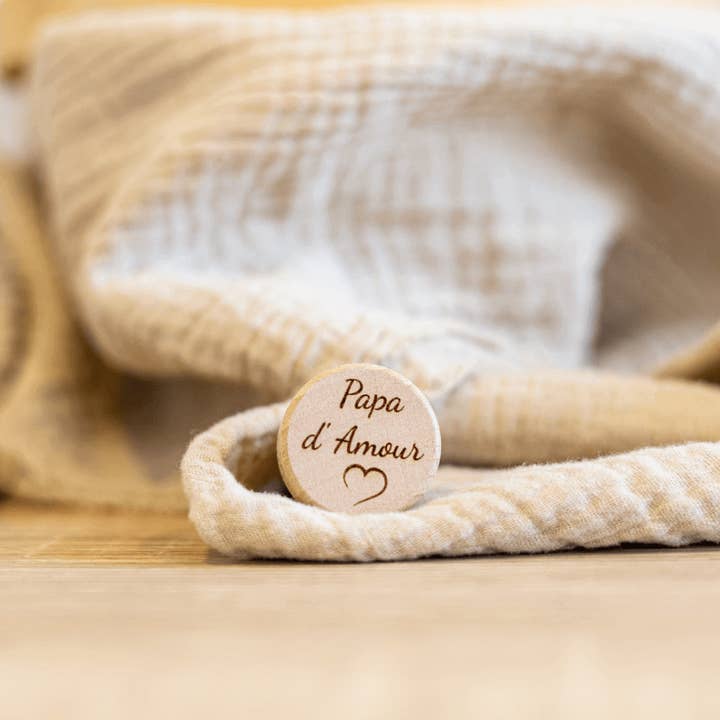 “Papa d'Amour” Wine Bottle Cork - My Bambou for wholesale by My Bambou
