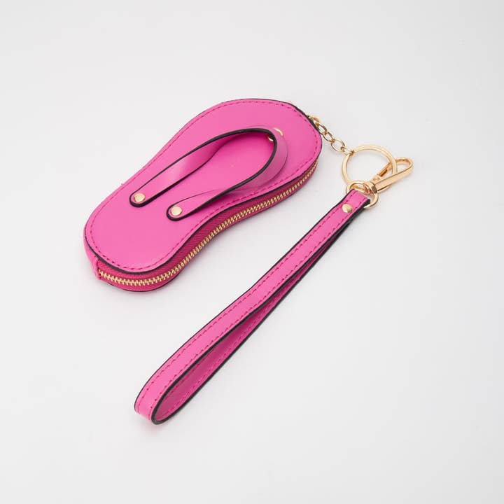 MiMi Wholesale - Wholesale Keychain - Women's - TG10740 Flip Flop Key Chain/Bag Charm