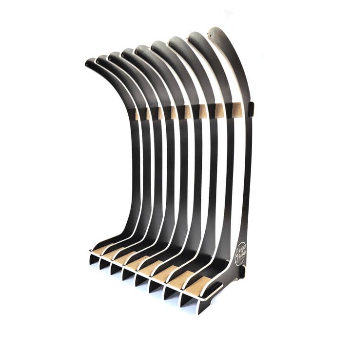 Wave Rack 8 Plankor för wholesale av Rack Ta Board