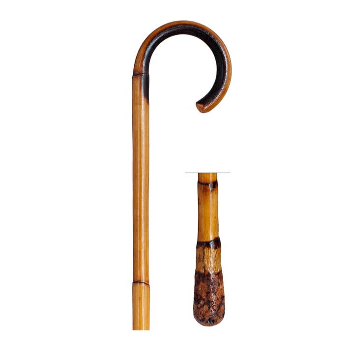 Segorbina BASTONES – wholesale Sporting accessories – Walking stick with curved wood exclusive rattan very resistant