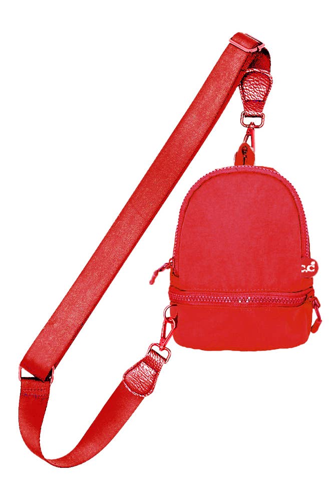 Hana - Wholesale Crossbody Bag - Women's - C.C Mini Solid Sling Backpack4