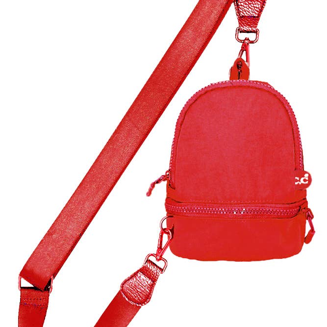 Hana - Wholesale Crossbody Bag - Women's - C.C Mini Solid Sling Backpack4
