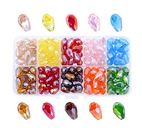 Mandala Crafts - Wholesale Beads - Faceted Bicone Crystal Glass Beads for Jewelry Making12