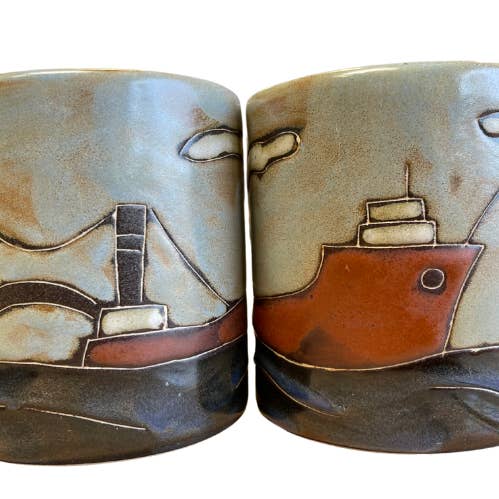 Mara Stoneware 1,000 Foot Ore Mug for wholesale by Galleyware