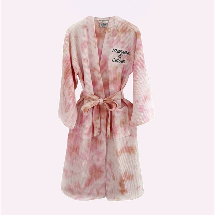 DUSTDYE ROSE ♡ robe comprido bordado com ponto. por atacado de BFFS & BABES