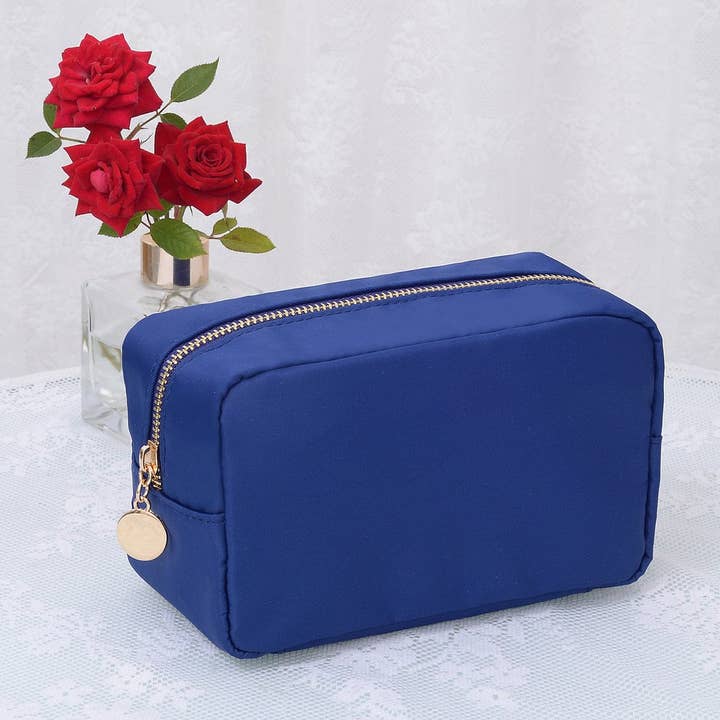 MiMi Wholesale - Wholesale Makeup/Cosmetic Bag - HM1012 Emma Round Zippered Nylon Cosmetic Pouch Bag22