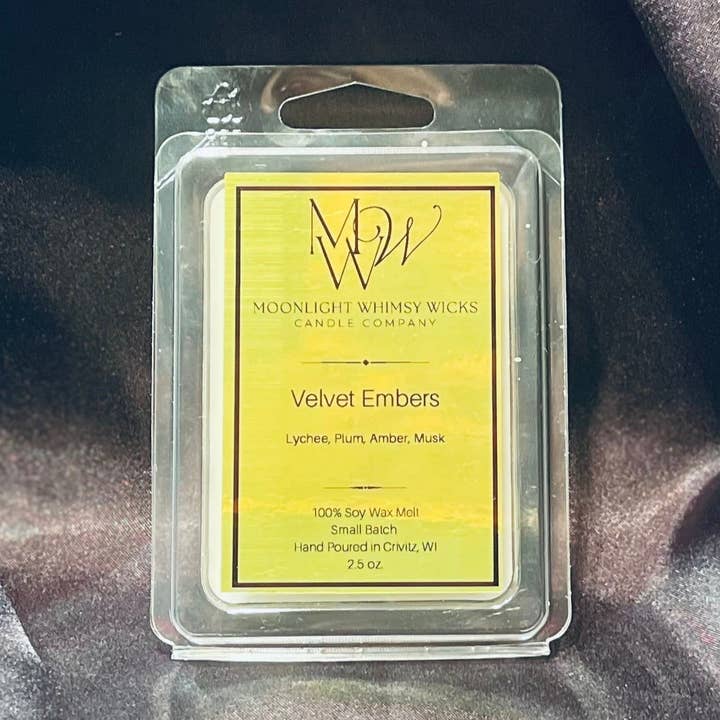 Velvet Embers | Soy Wax Melt for wholesale by Moonlight Whimsy Wicks