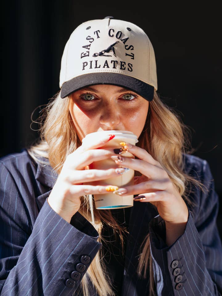 East Coast Pilates Hat for wholesale by Pilates Honey