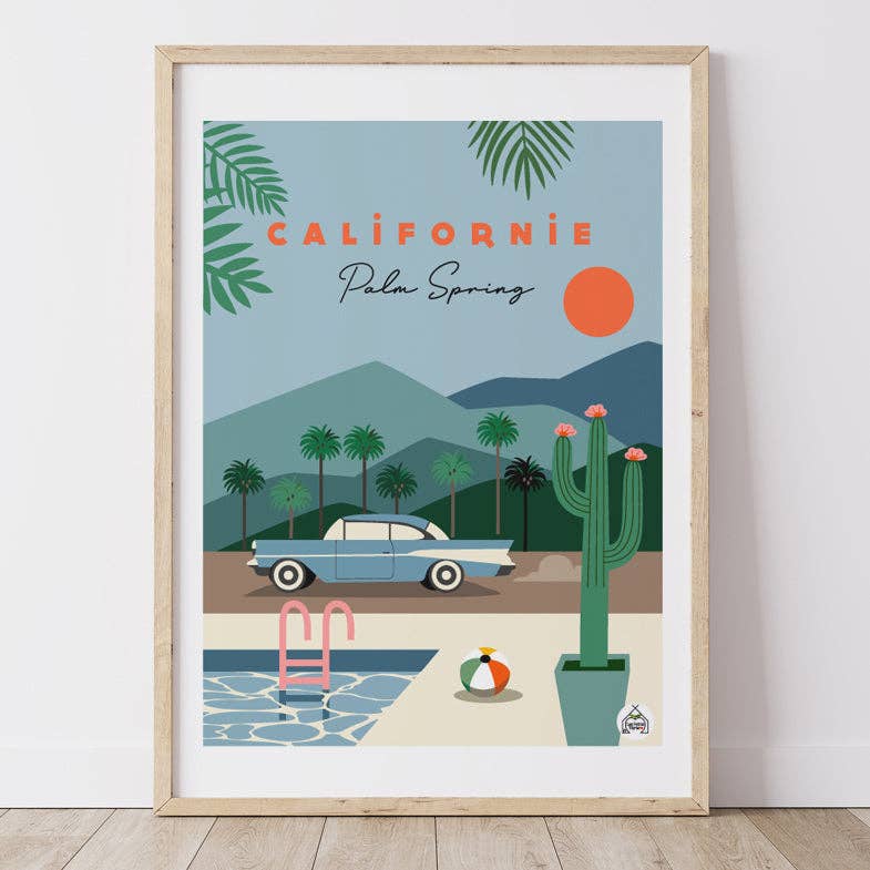 Les Petits Yéyés - Wholesale Poster - Poster CALIFORNIA - Palm Springs0