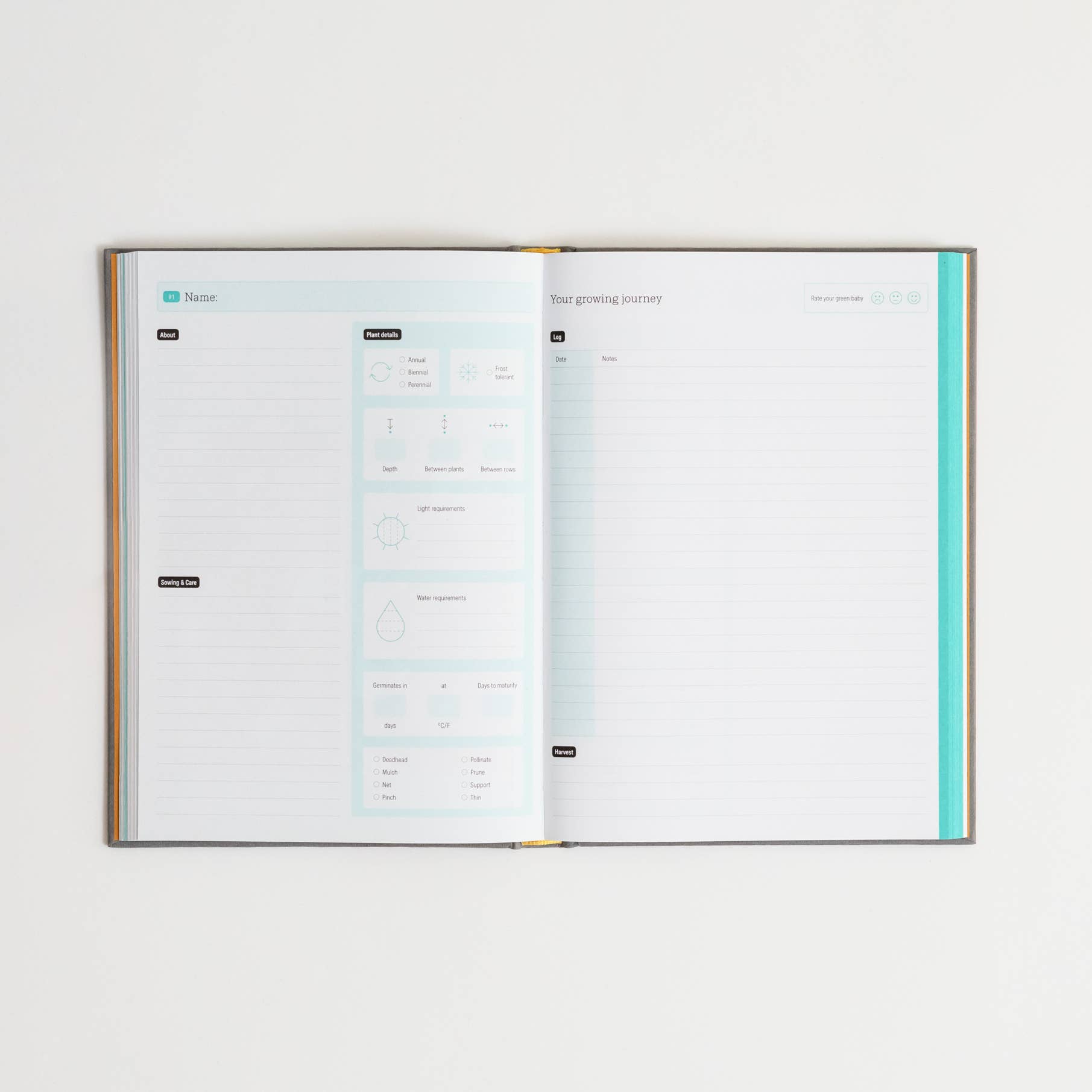 The Green Conspiracy - Wholesale Journal/Diary - A5 Garden Journal - Garden Planner - 100% compostable!4