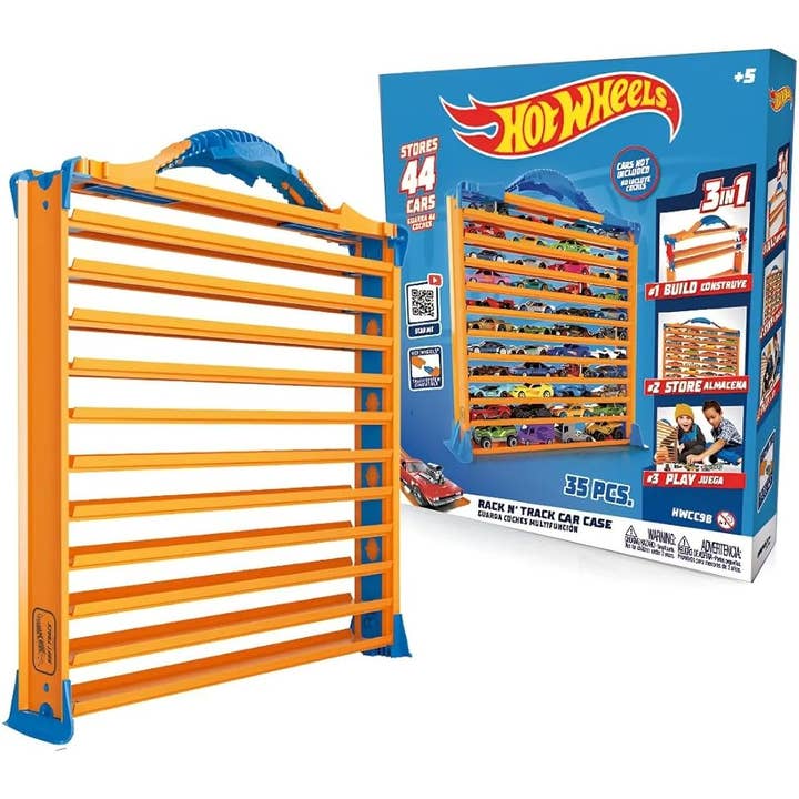 Hot Wheels Rack N Track Car Case - Store, Play & Build for wholesale by Ancory