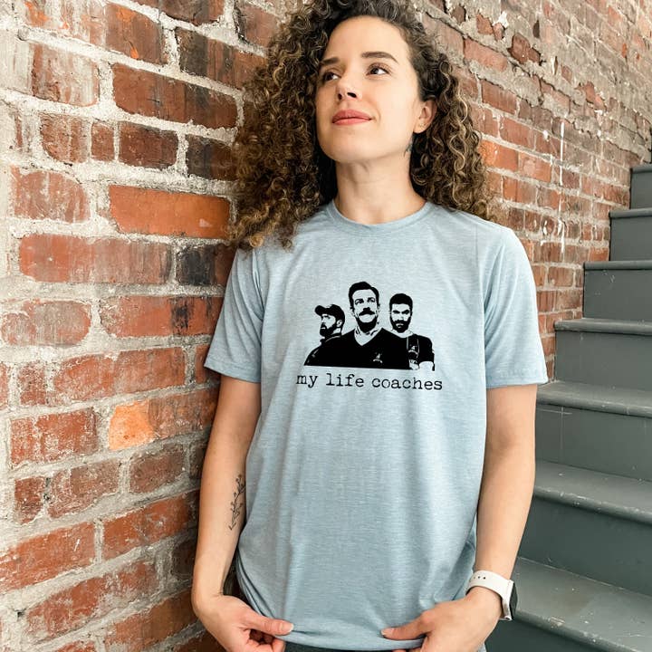 Moonlight Makers - Wholesale Screen Printed T-Shirt - Men's - My Life Coaches - Men's Tee - Ted Lasso, Roy Kent