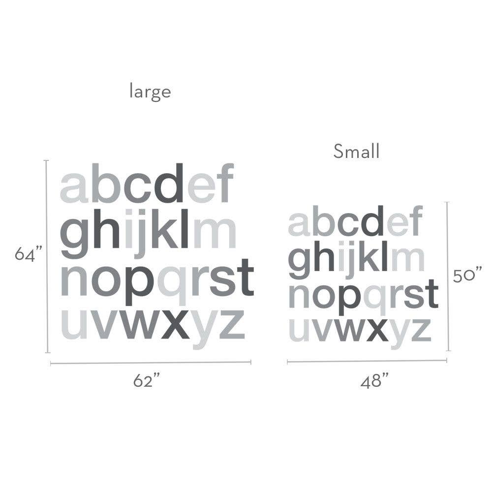 Simple Shapes - Vendita all'ingrosso Decalcomania/adesivo murale - Adesivi da parete con alfabeto3