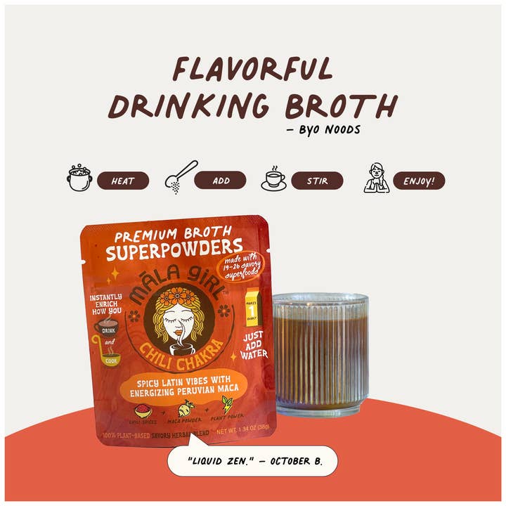 māla girl - Wholesale Soup - Superfood Broth Powder + Instant Soup Base w/ Peruvian Maca4