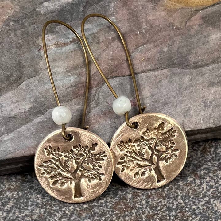 Brynn - Tree of Life Earrings for wholesale by Felicity Jewelry Designs
