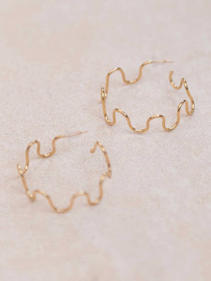 Petal Hoops for wholesale by Desert Rose Jewelry