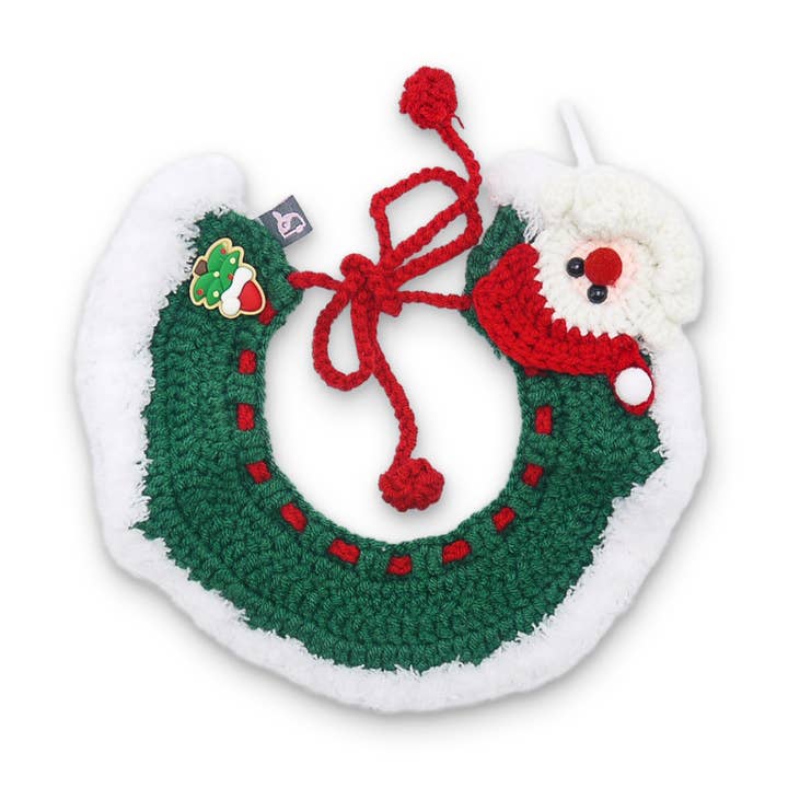Dogo Pet - Wholesale Pet Scarf - Cat/Dog - Santa Crochet Collar Scarf2