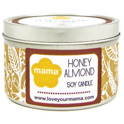Candela al miele di mandorla per la vendita all'ingrosso da parte di Mama Bath + Body