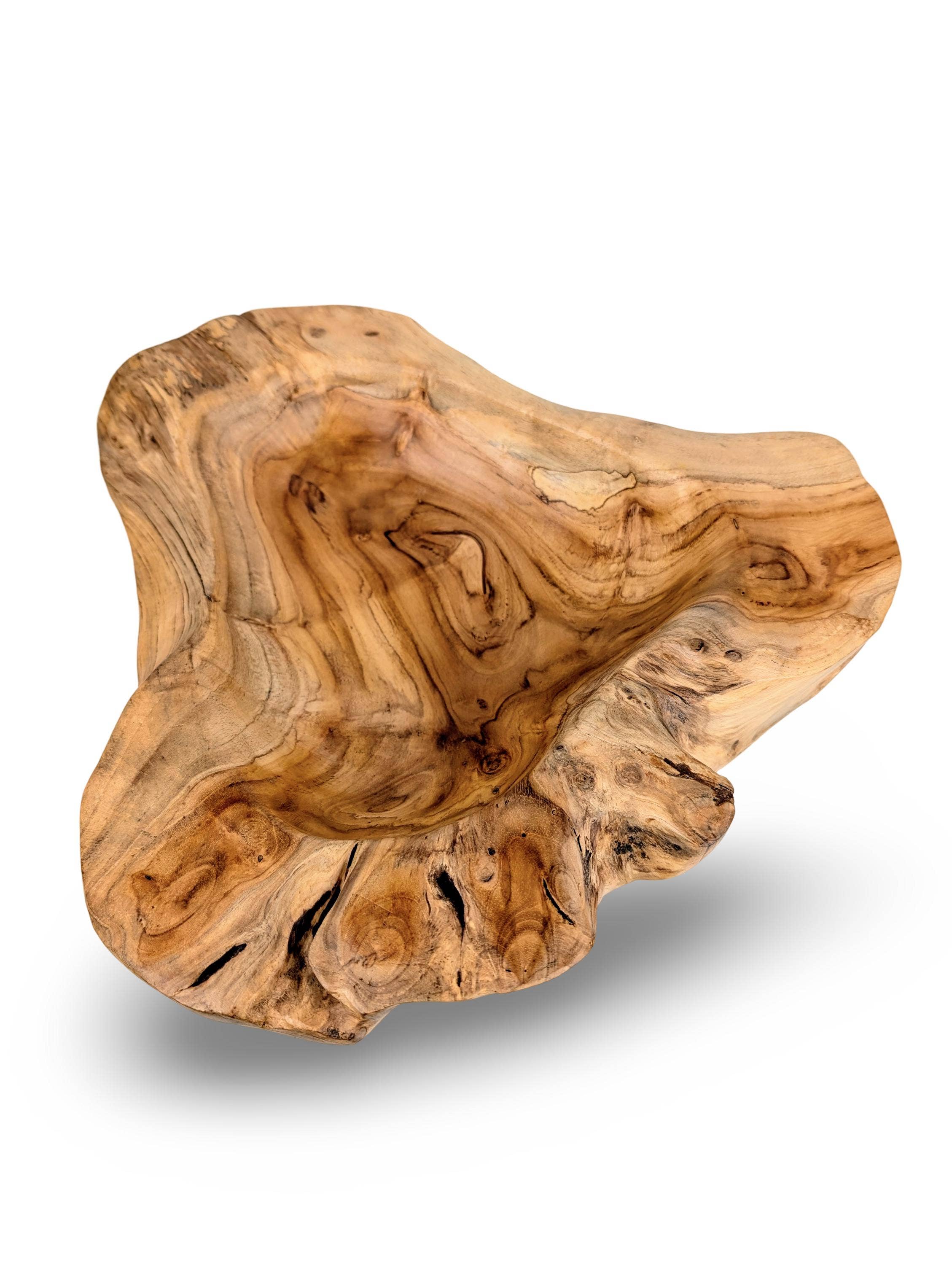 baligood - Wholesale Serve Bowl - Natural Edge Wood Bowl, Teakwood Bowl, Wooden Salad Bowl, Teak Serving Bowl, Natural Wood Bowl, Organic Wood Bowl, Wood 1