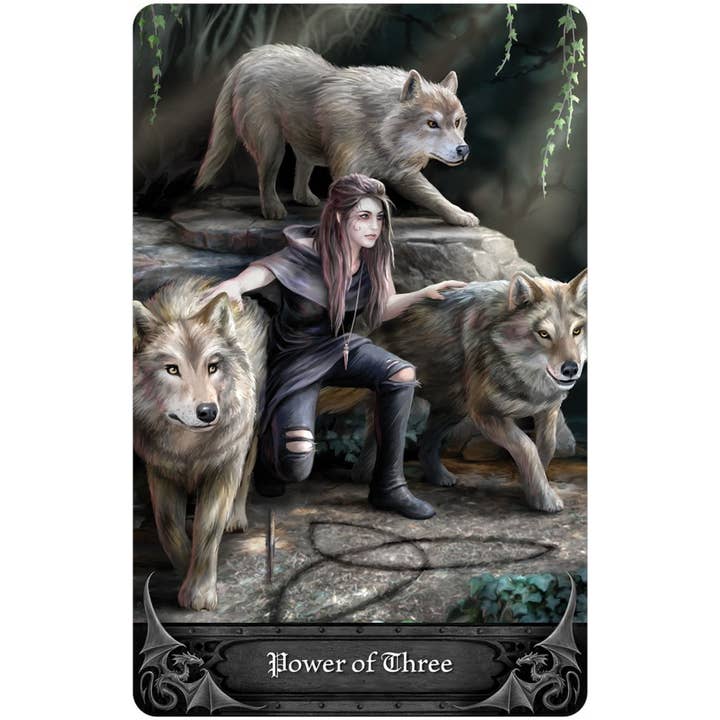 Cardshouse - Wholesale Tarot Cards - Oracle Cards And Book Set Anne Stokes Gothic Oracle Us Games