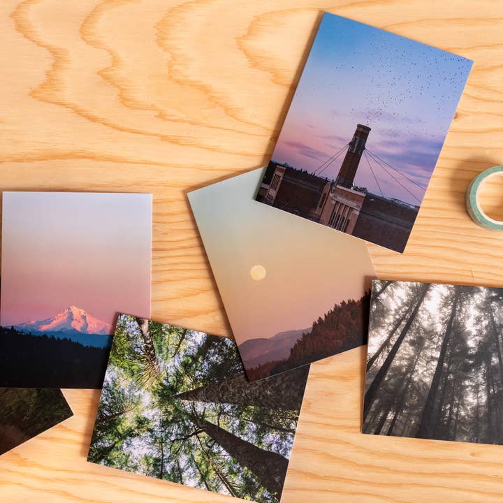 Oregon Kaart Variëteitspakket (5 Verschillende Kaarten + Enveloppen) voor wholesale door Andrea Morris Art