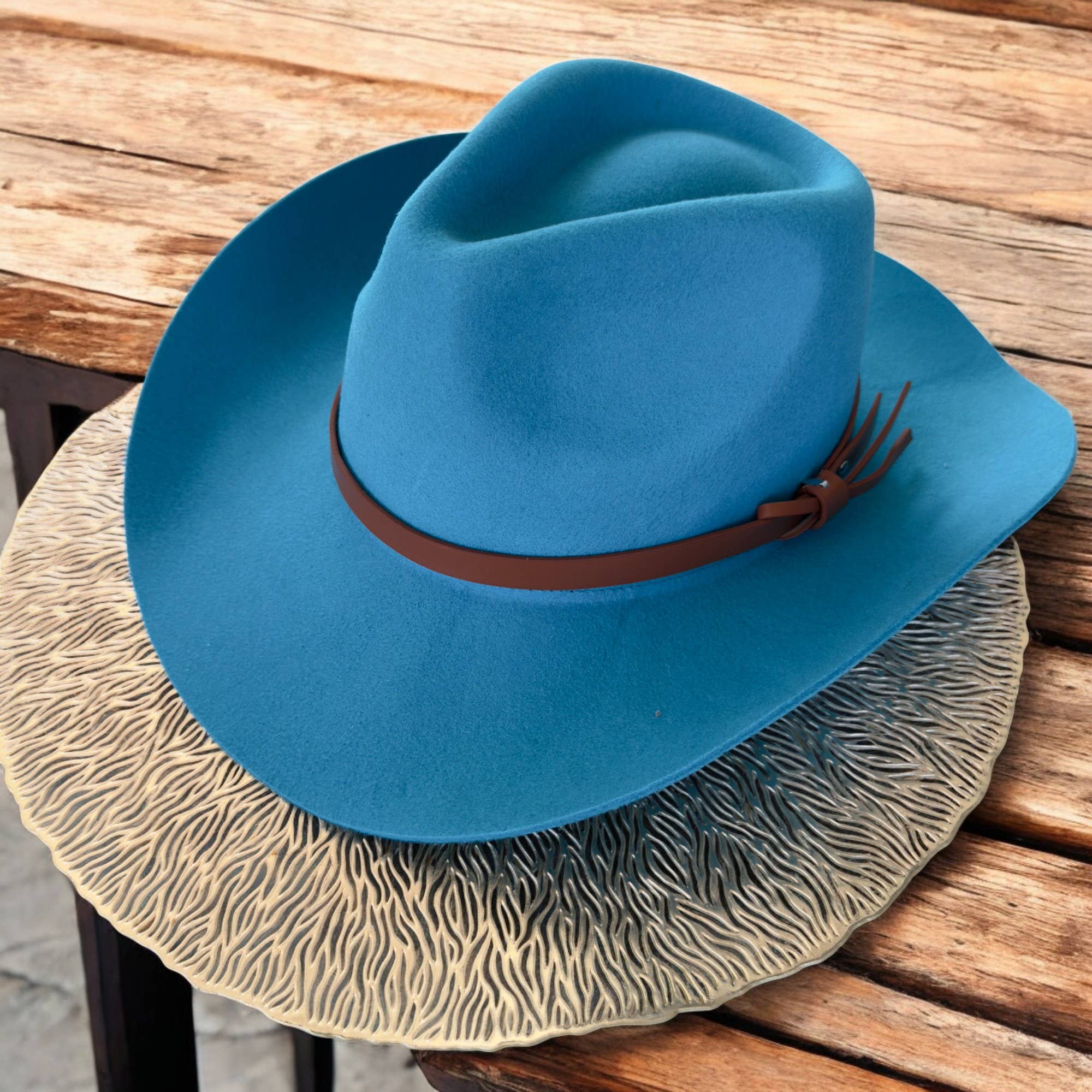 Bella Betty - Vente Chapeau de cowboy – femme - Chapeau de cowboy en laine australienne de qualité supérieure avec bande en cuir10