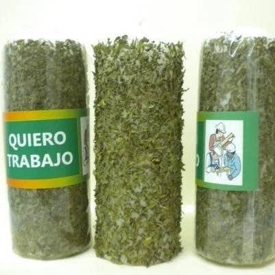 Kräuterkerze Ich will Arbeit - Arbeit anziehen, Berufliche Chancen für den Großhandel von Magic Moon