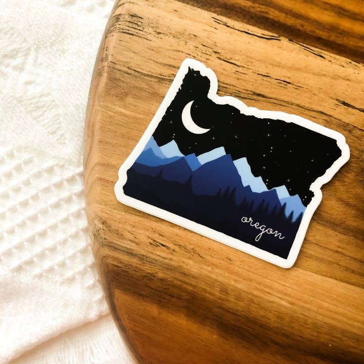 Autocollant Oregon pour la vente par Sagie May Design Co
