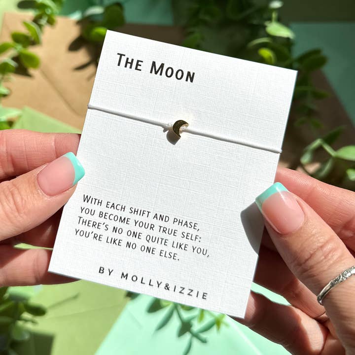 The Moon - Verstelbare bedelarmband voor wholesale door by Molly&Izzie