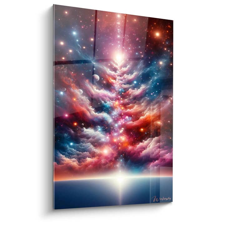 Tableau Symphonie Astrale - Édition Abstrait pour la vente par Walensky