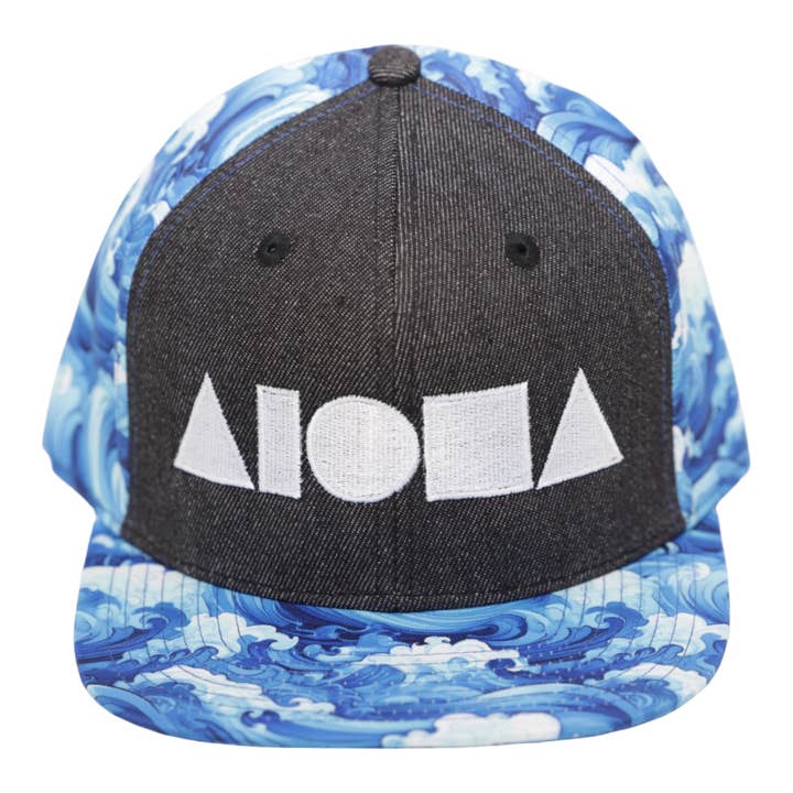 WAVES KEEP COMIN Adult Snapback for wholesale by Soley Aloha
