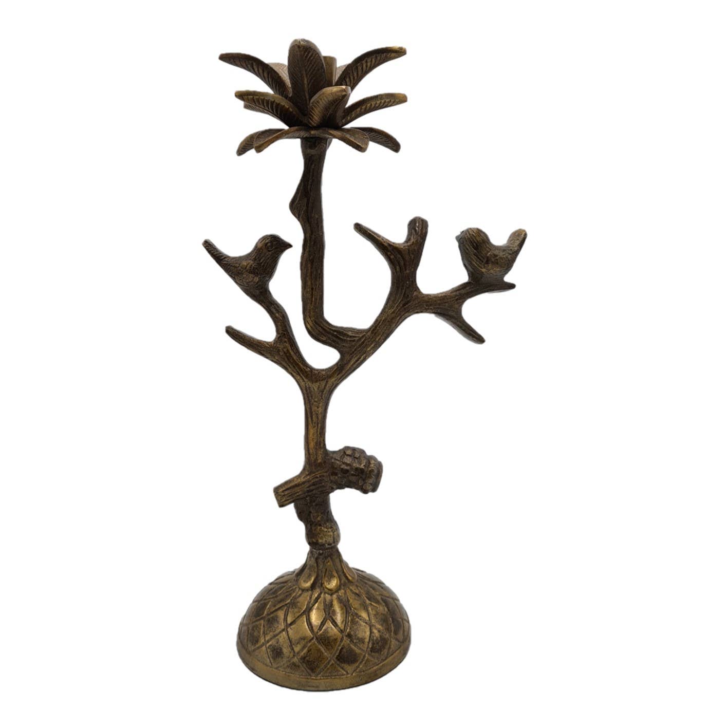 ADC Eindhoven – wholesale Candle holder – Candle Holder - Bird - Antique Brass Shiny2