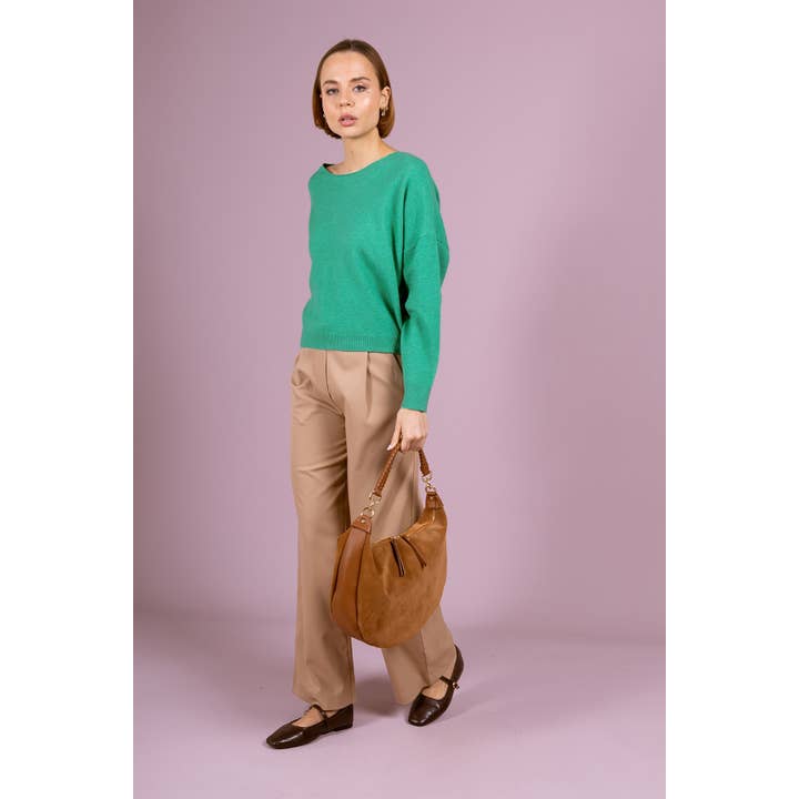 Cherry Paris - Wholesale Shoulder Bag - Women's - NADINE SUEDE Bag - 416522