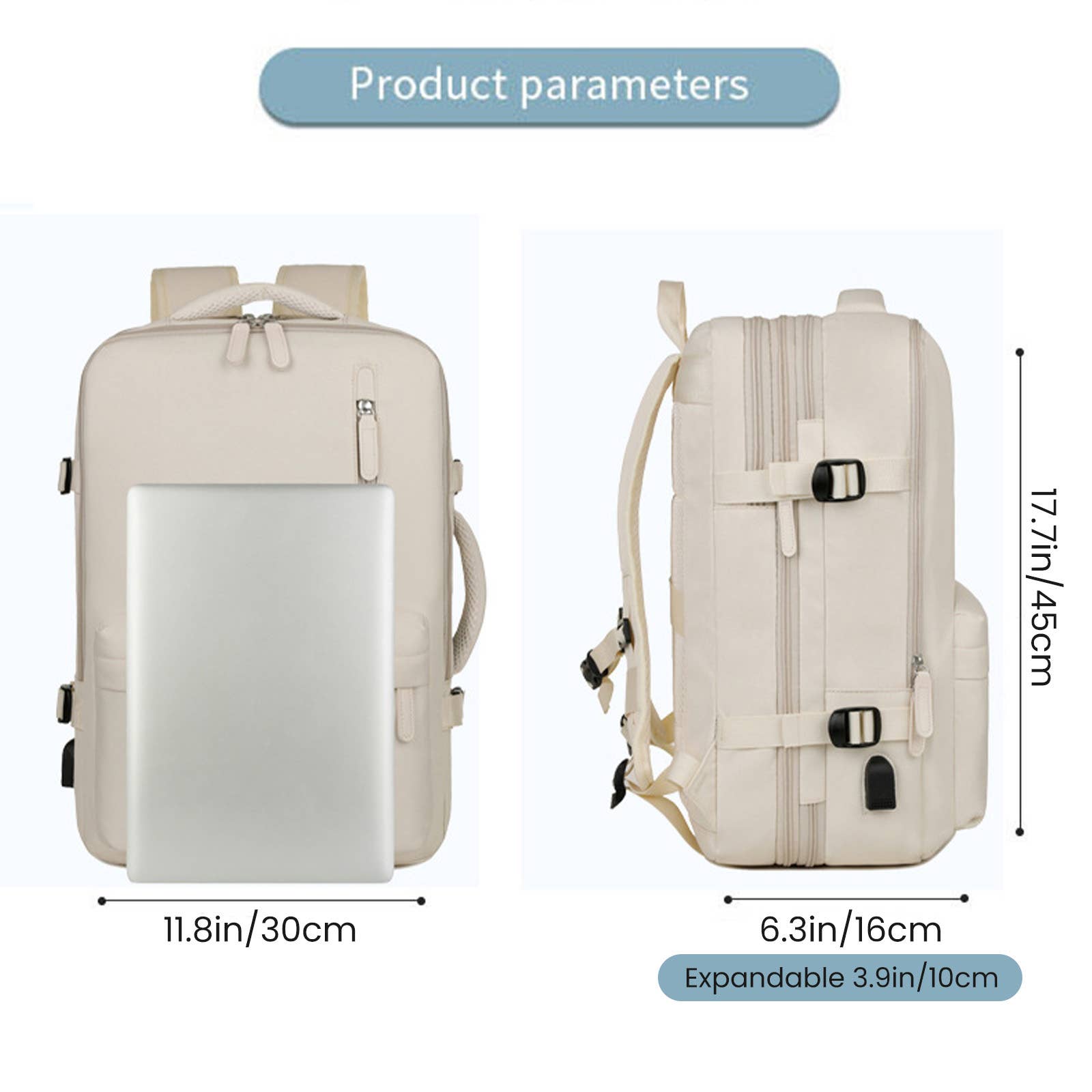 wandf - Wholesale Backpack - Unisex - Multifunctional Shoulder Backpack with Computer Compartment6