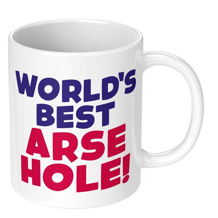 De beste mok met klootzak ter wereld voor wholesale door Dean Morris Cards