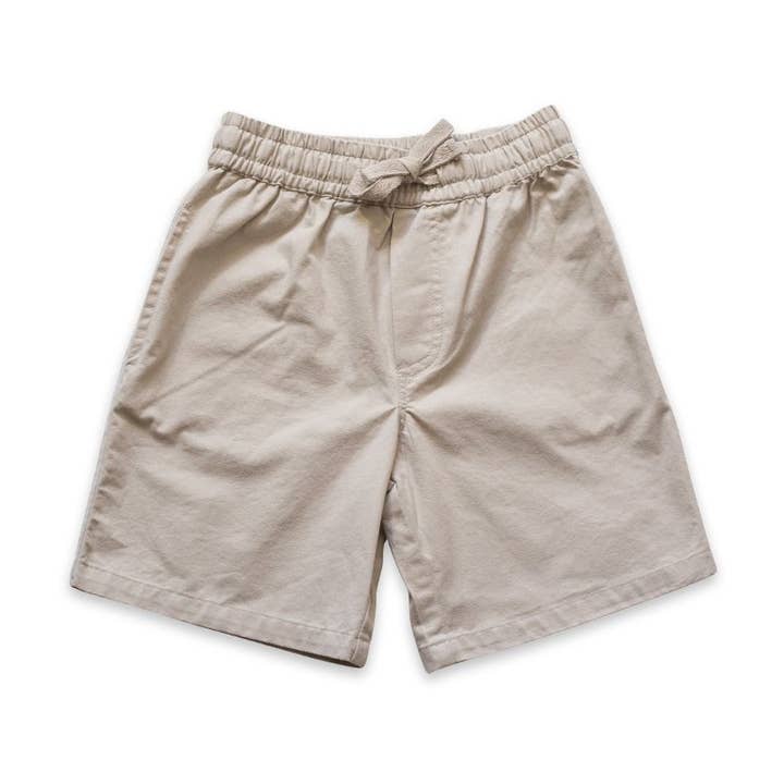 Dra på raka shorts | Ecru för wholesale av Beet World