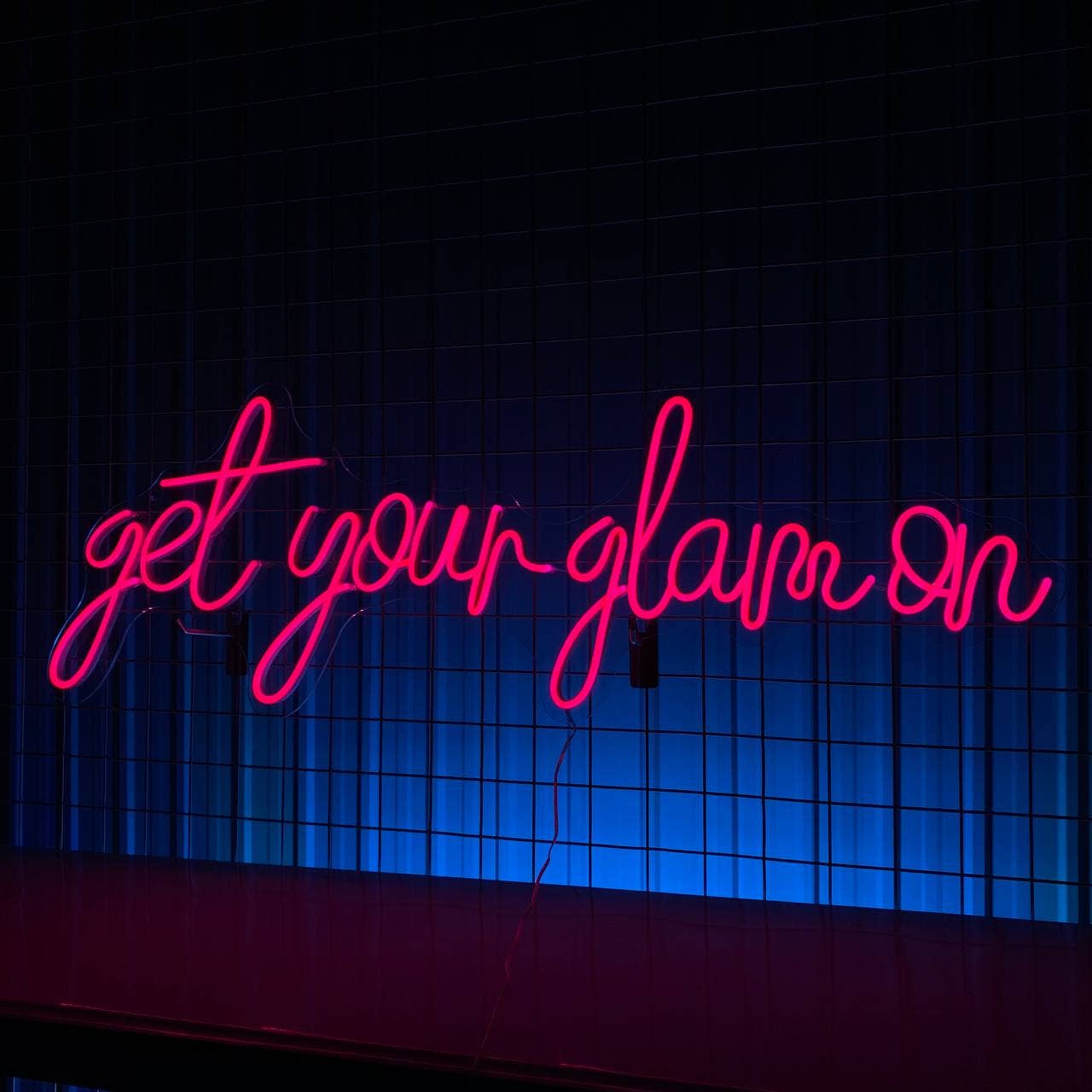 Glow Neon - Wholesale Neon Sign - Get Your Glam On Neon Sign, Quote Wall Sign Deco7