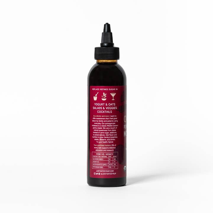 Just Date - Wholesale Flavored Syrup - Organic Pomegranate Syrup