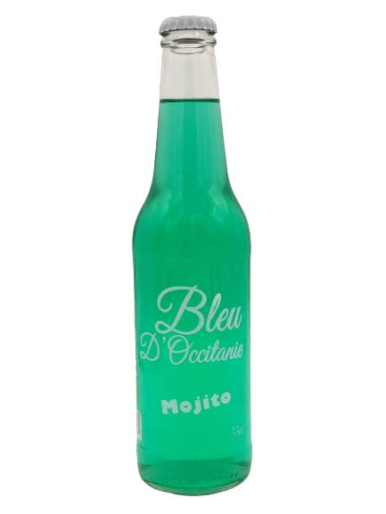 Occitanie blue mojito for wholesale by Brasserie des Aucels