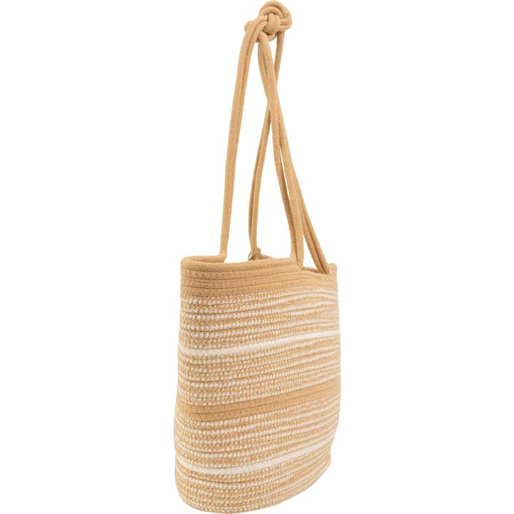 Magid – Großhandel Tragetasche – Damen – Magid Natürliche Baumwolle Geflochtene Knoten Schulter Geflochtene Tasche3