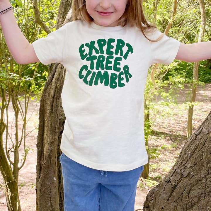 Alphabet Bags - Wholesale Screen Printed T-Shirt - Kids - Expert Tree Climber - Kid's Tee6