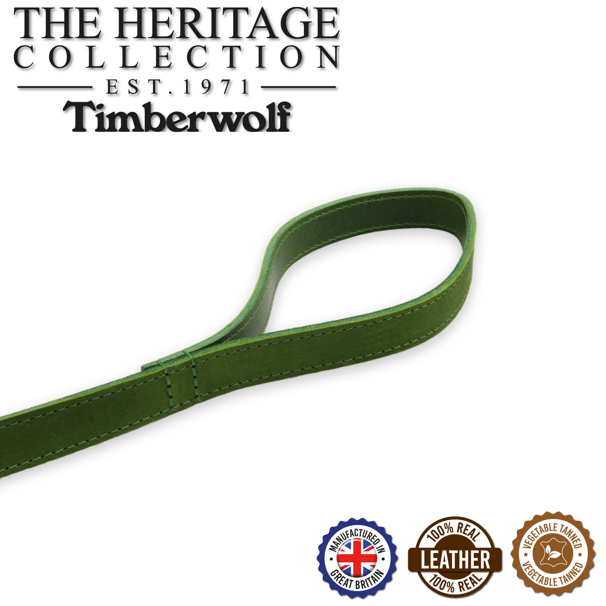 Ancol Pet Products Ltd - Wholesale Hondenriem - Hond - Timberwolf Heritage leren riem - 5 kleuren - 60 cm x 19 mm9