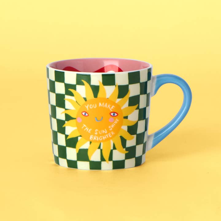 Make The Sunshine Brighter Mug for wholesale by Eleanor Bowmer