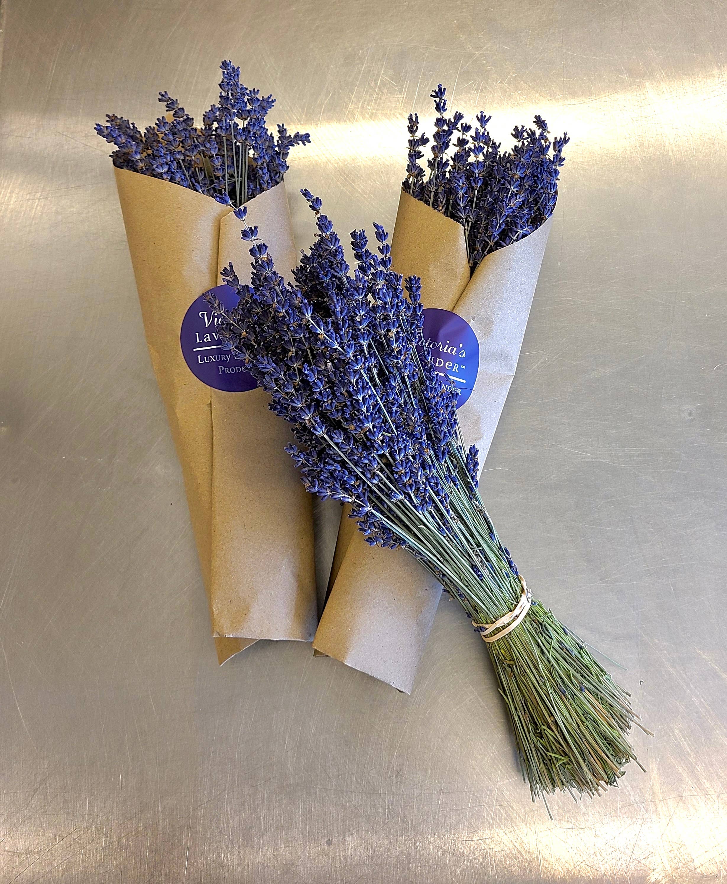 Victoria's Lavender, LLC - Wholesale Gedroogde/geperste bloemen - Gedroogde lavendelboeketten - Engels2