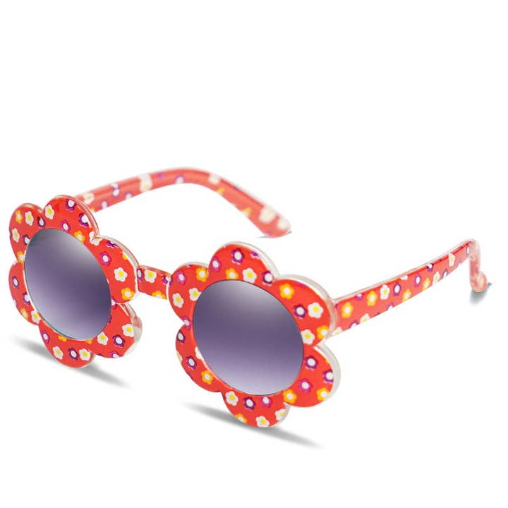 KiddieKickz - Wholesale Sunglasses - Kids - Multi-color Fashionable Children's Sunflower Sunglasses4
